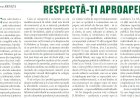 RESPECTĂ-ŢI APROAPELE