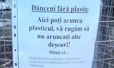 Dănceni scapă de plastic