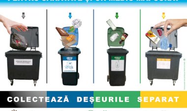 Colectăm separat deşeurile!