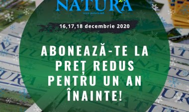 Trei zile de reduceri la revista NATURA!