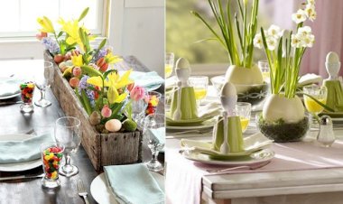 5 flori ideale pentru decorul mesei de Paște