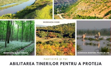 Lansarea proiectului „Abilitarea tinerilor pentru a proteja patrimoniul natural al Moldovei”