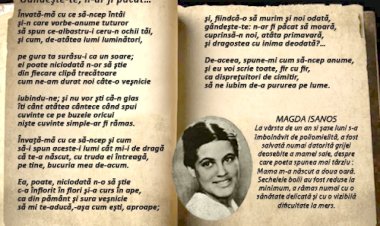 Astăzi se împlinesc 107 ani de la nașterea poetei Magda Isanos