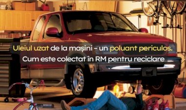 Uleiul uzat de la mașini și utilaje – un poluant periculos