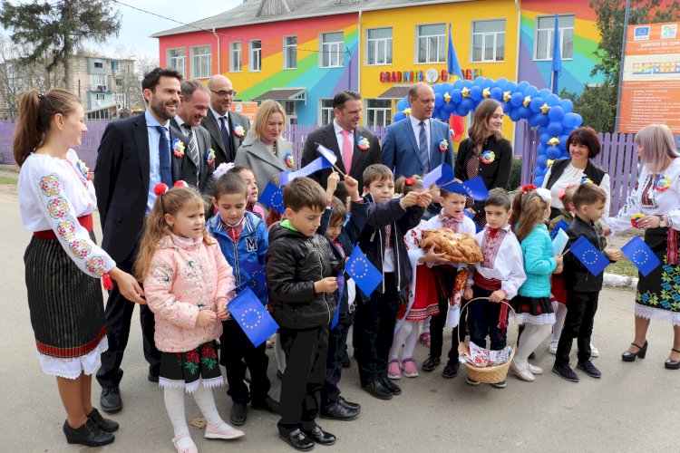 Oraşul Cantemir are prima grădiniţă reabilitată termic