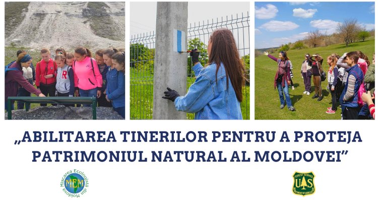 Ajutăm tinerii să cunoască Natura din ariile protejate și ținutul natal