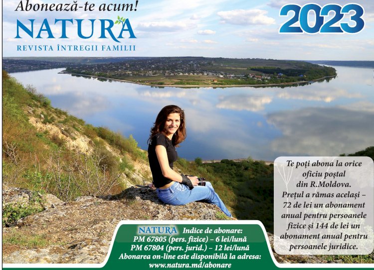 Abonează-te la Revista NATURA în anul 2023!