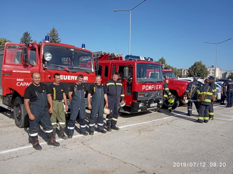 Oameni care  inspiră. Munca pompierilor voluntari dintr-un sat din sudul Moldovei  în lupta cu incendiile de vegetaţie
