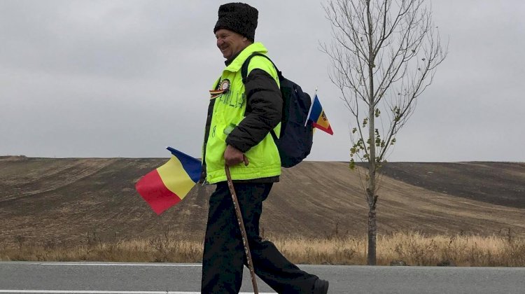 Ion MĂRGINEANU, basarabeanul care a mers pe jos la Alba Iulia: „Credința față de Neam și Țară este în creștere”