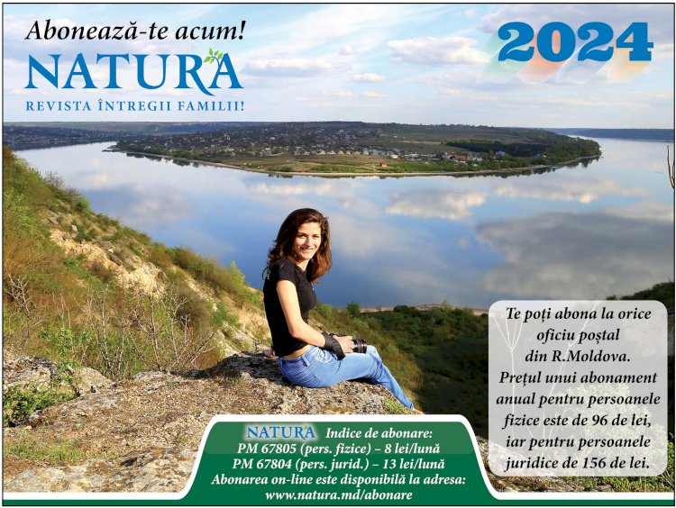 Abonează-te la Revista NATURA pentru anul 2024!
