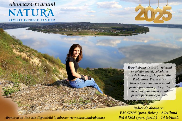 Abonează-te la Revista NATURA pentru anul 2025!