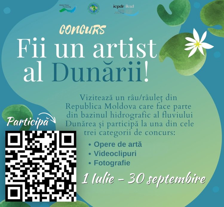 Înscrie-te la concursul „Fii un artist al Dunării”, ediția 2026!